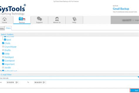SysTools Gmail Backup 9.3